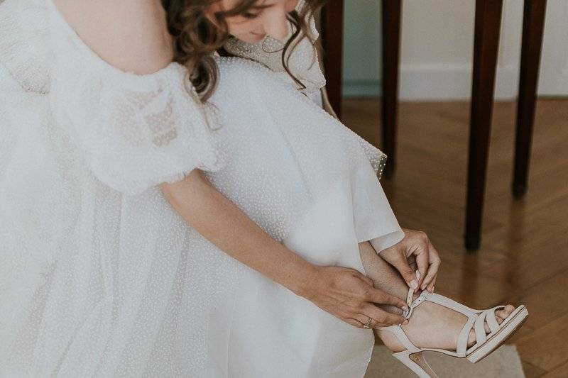 Préparatifs de la mariée