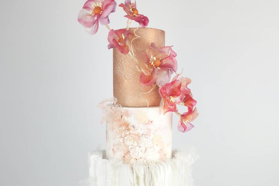 Wafer Paper Wedding Cake