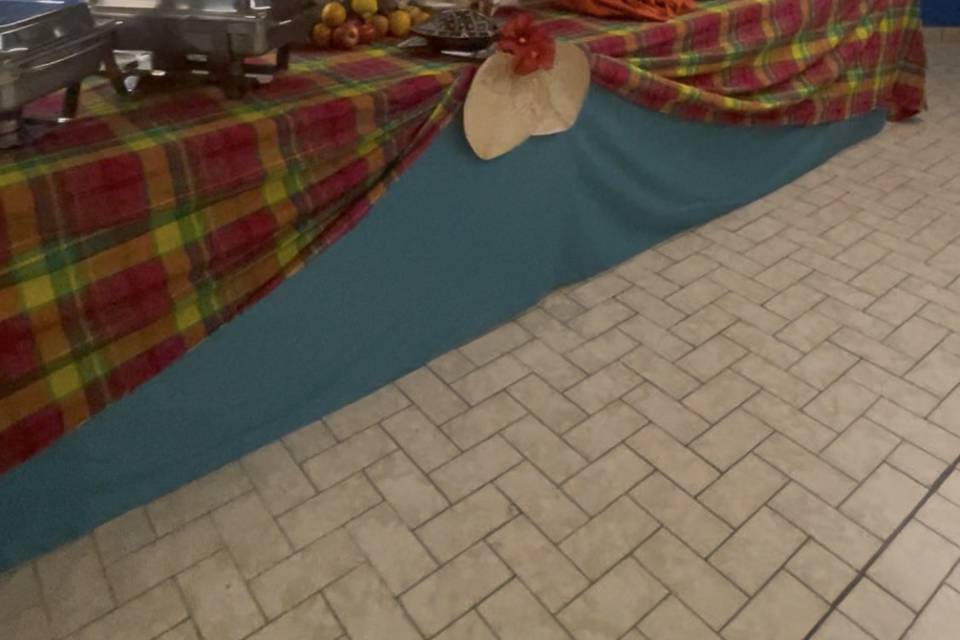 Buffet paillote