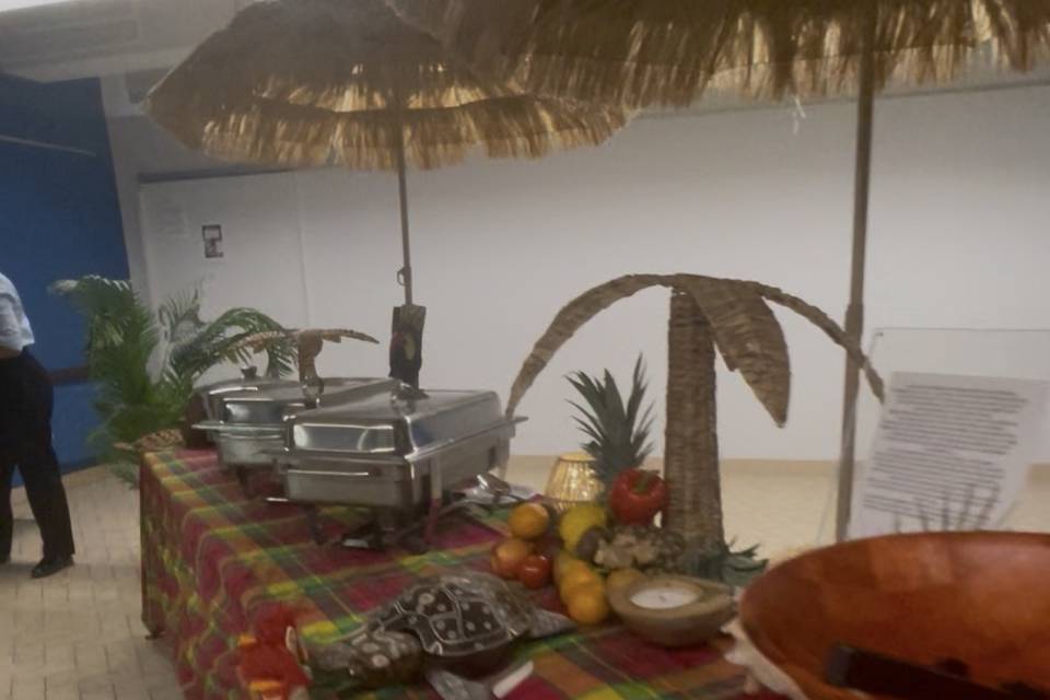 Buffet paillote