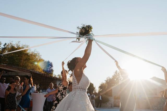 Rubans bouquet
