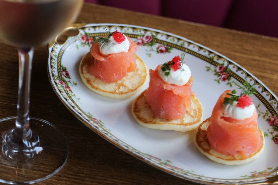 Amuse bouche au saumon