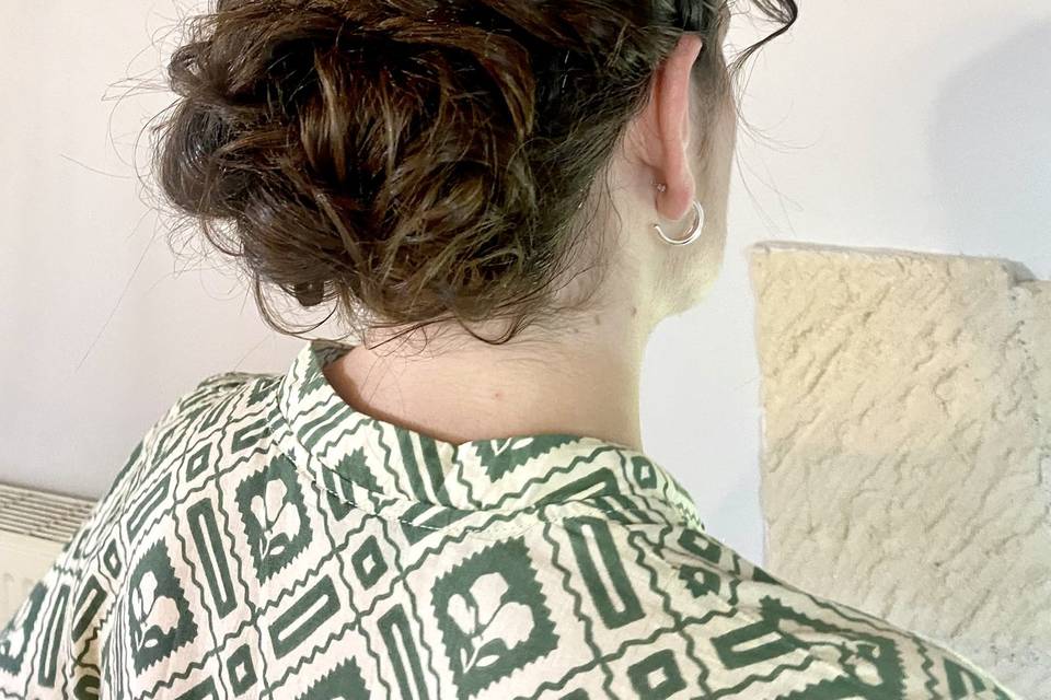 Chignon bohème