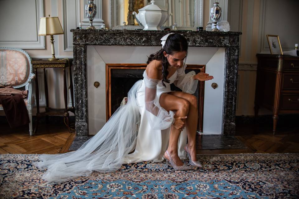 Préparatif de la mariée