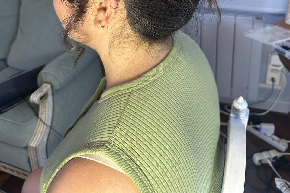 Chignon banane