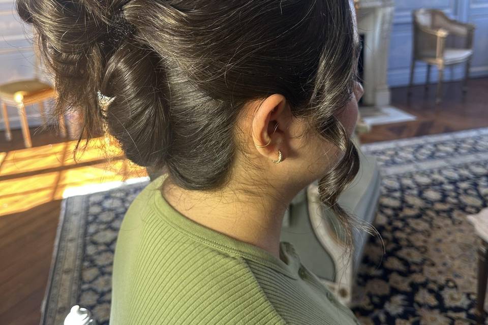 Chignon banane