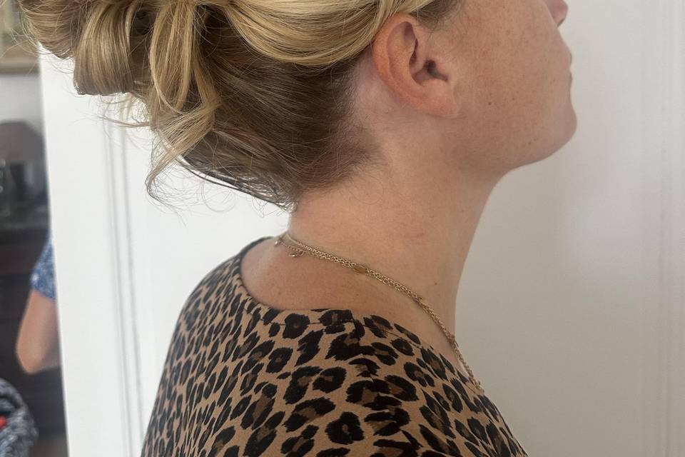 Chignon haut