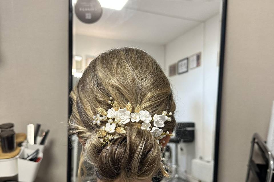 Chignon bohème