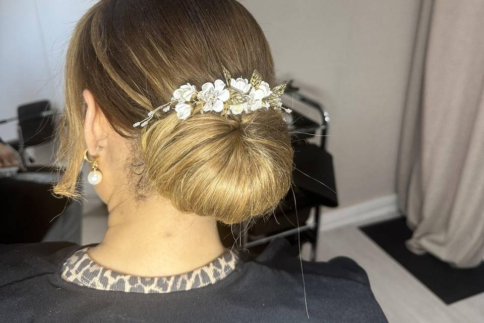 chignon bas