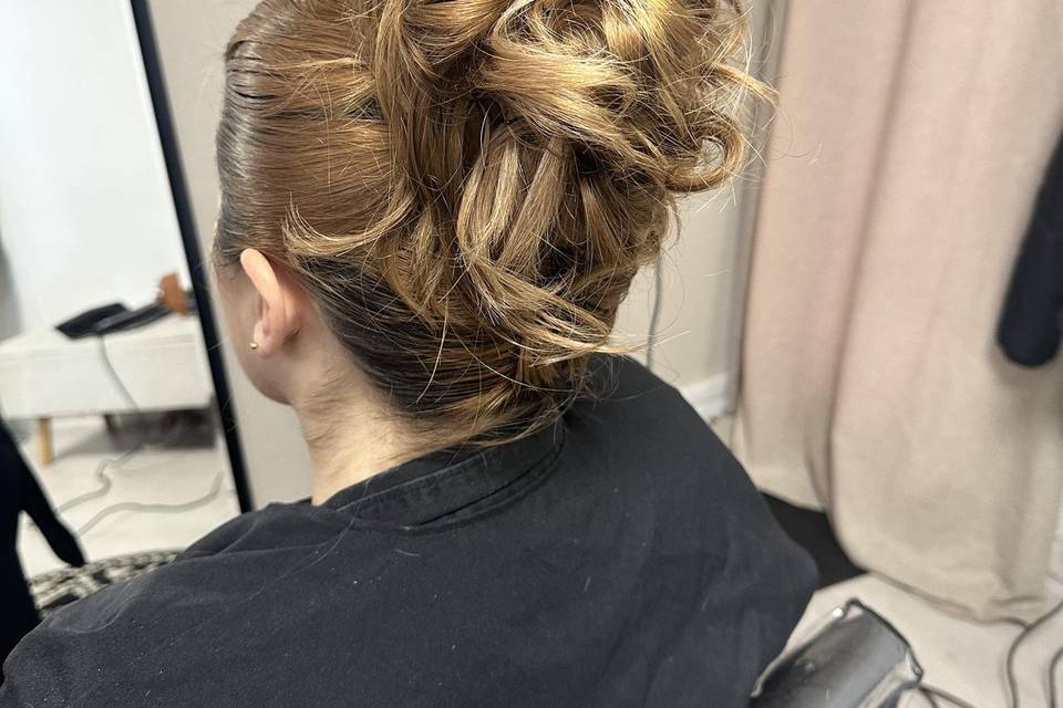 Chignon haut