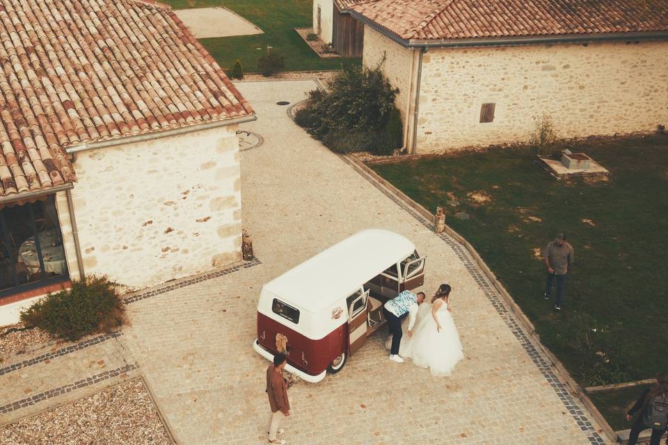Arrivée au domaine