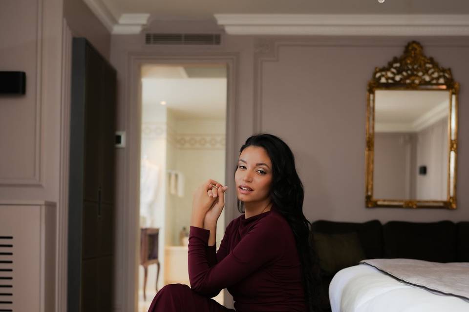 Mise en beauté shooting