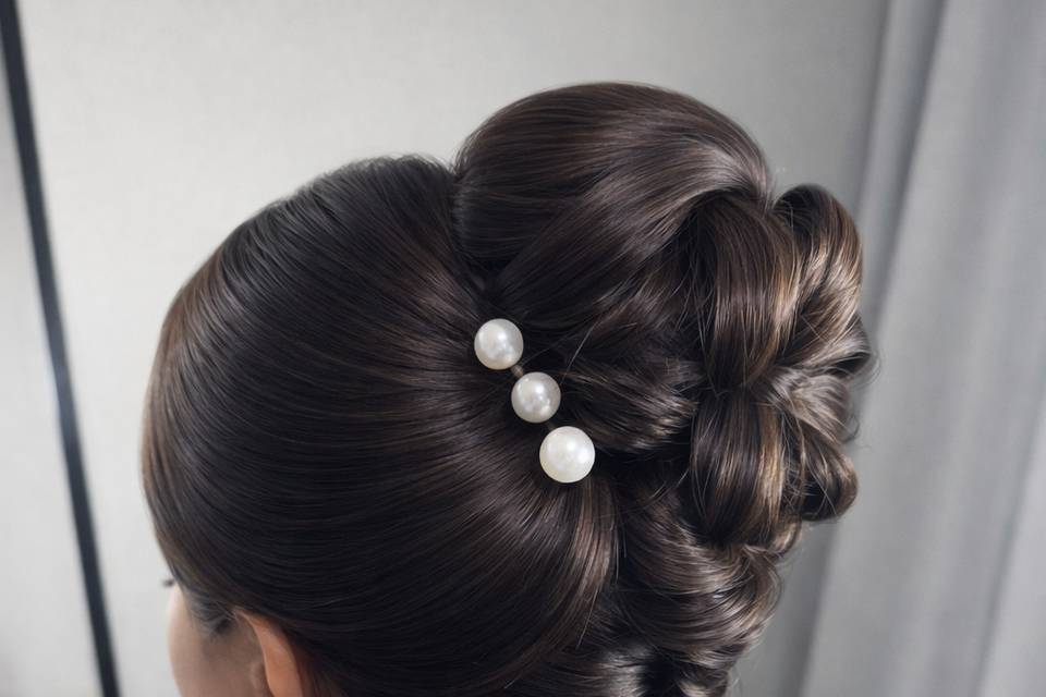 Chignon haut