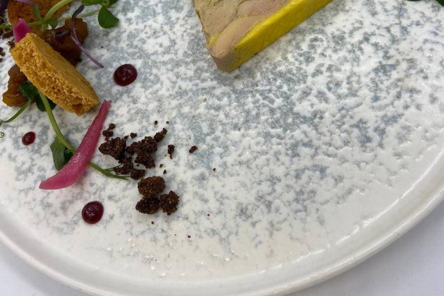 Foie gras de canard à l'ananas