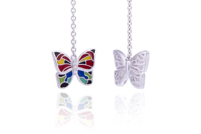 BOUCLES ARGENT 925 I PAPILLON