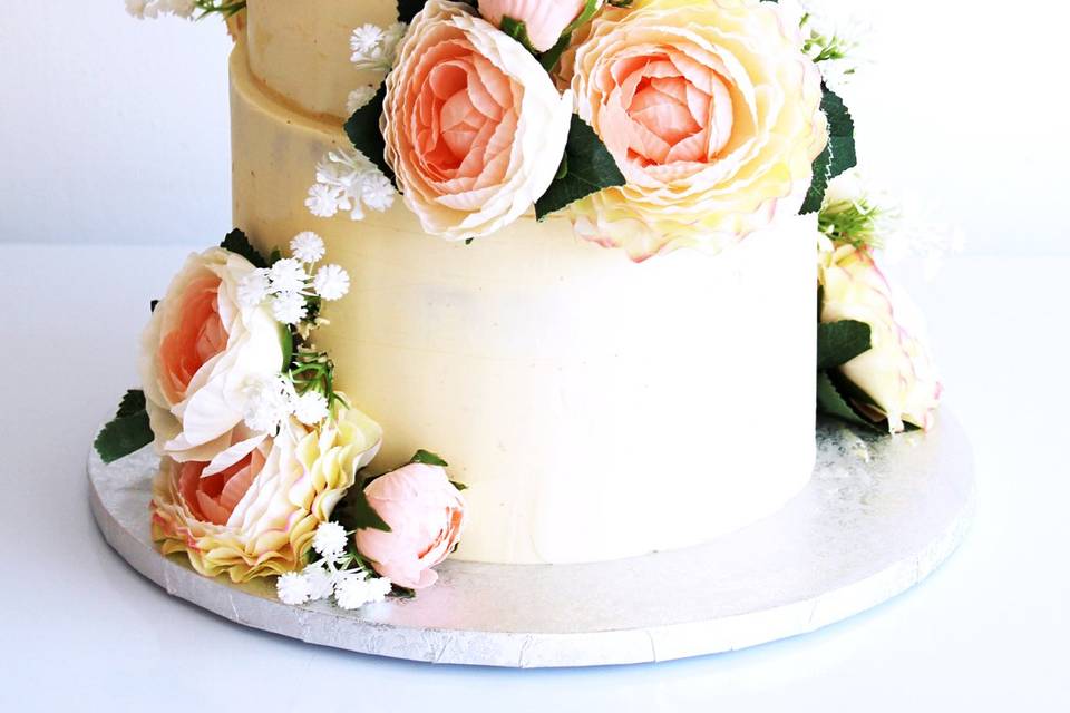 Wedding cake recouvert