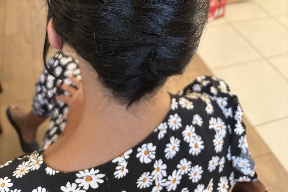 Chignon banane