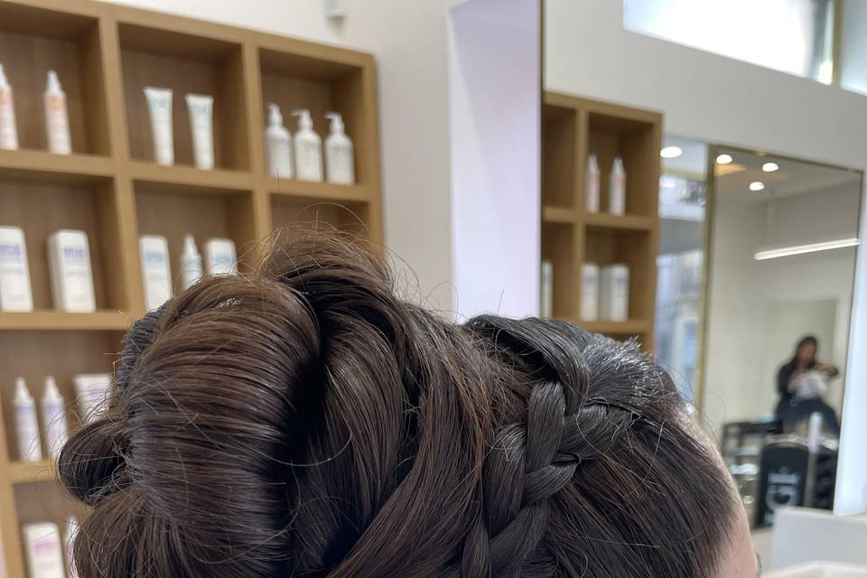 Chignon haut