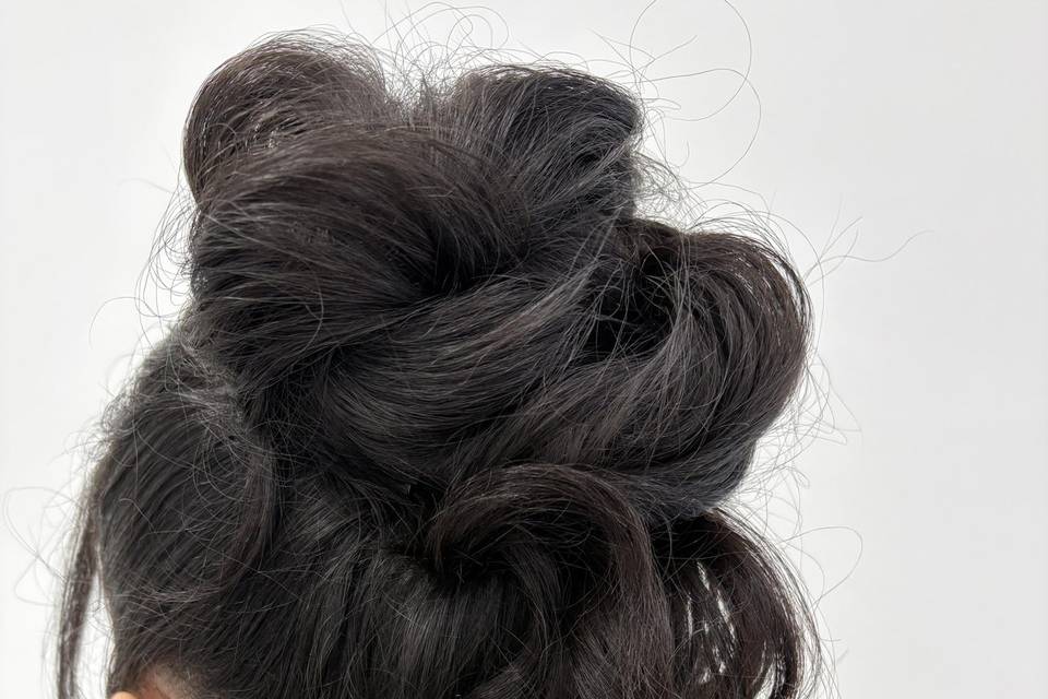 Chignon haut