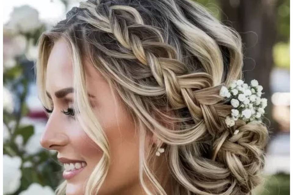 Chignon bas lâche