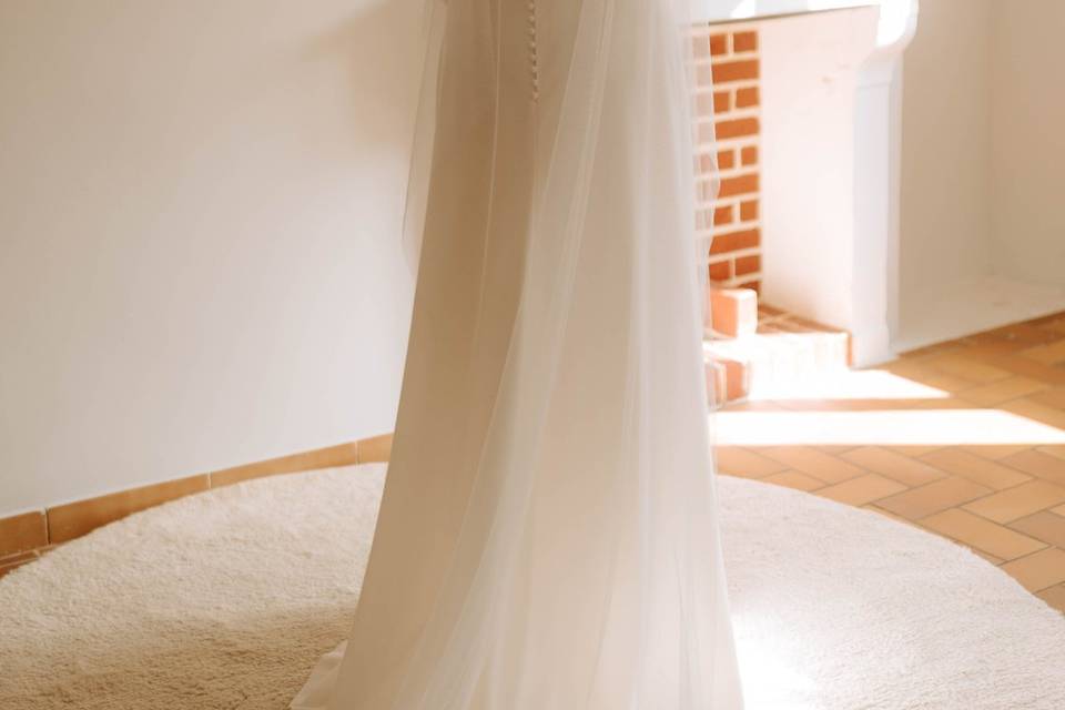 Cape en tulle