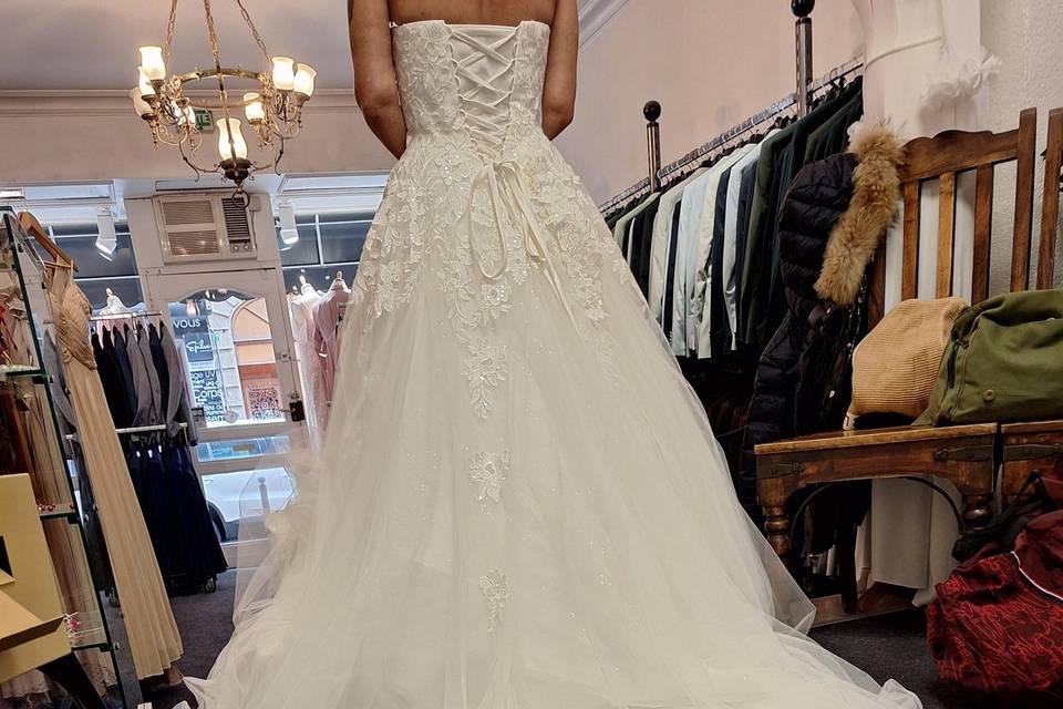Essayage robe de mariée