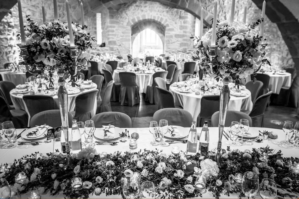 La table des mariés