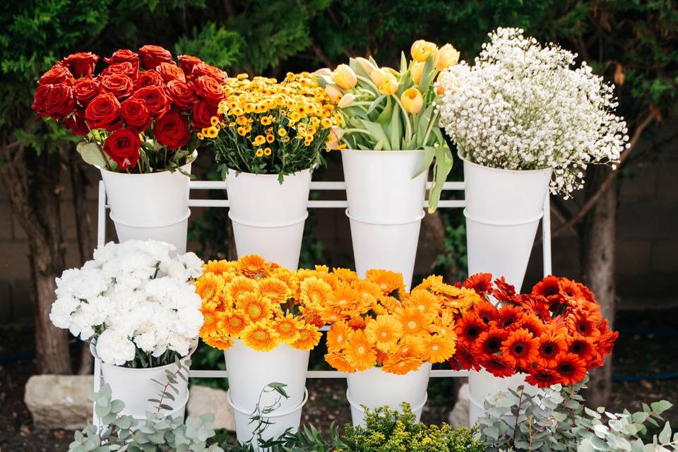 Bar à fleurs sur mesure