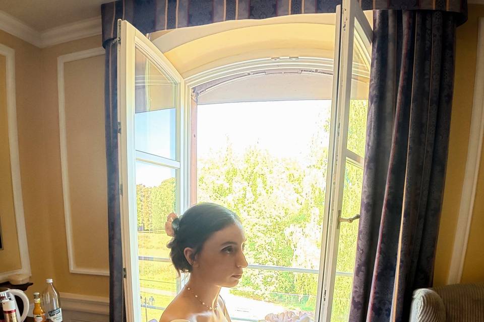 Maquillage et coiffure mariée