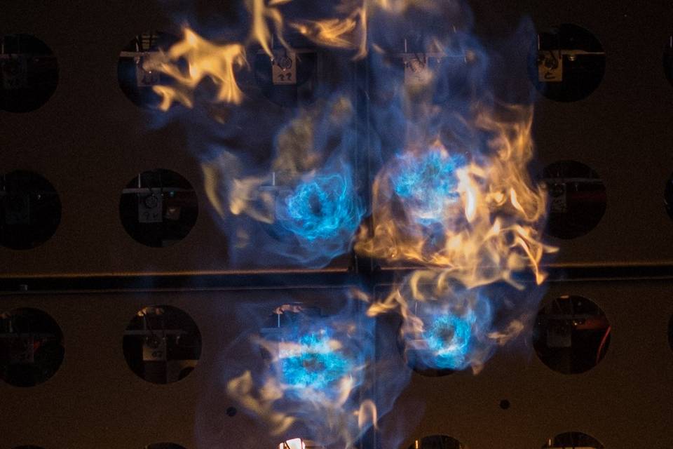 Zoom sur l'écran de feu