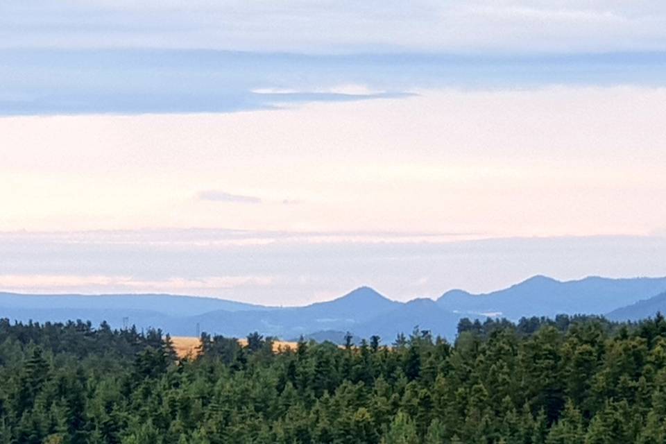 Vue du Chateau le matin