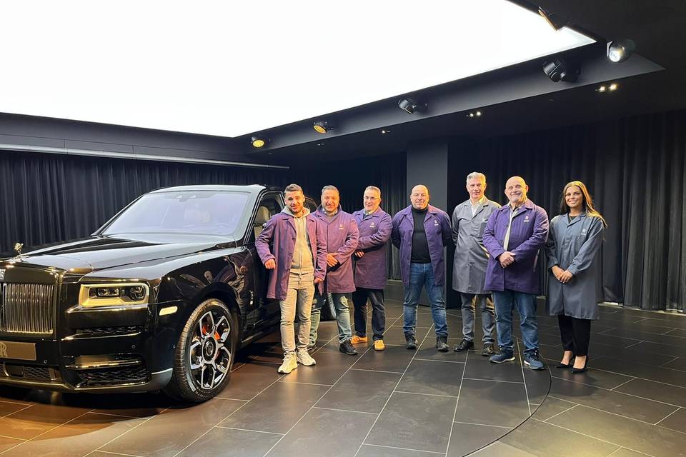 Rolls royce cullina et la team
