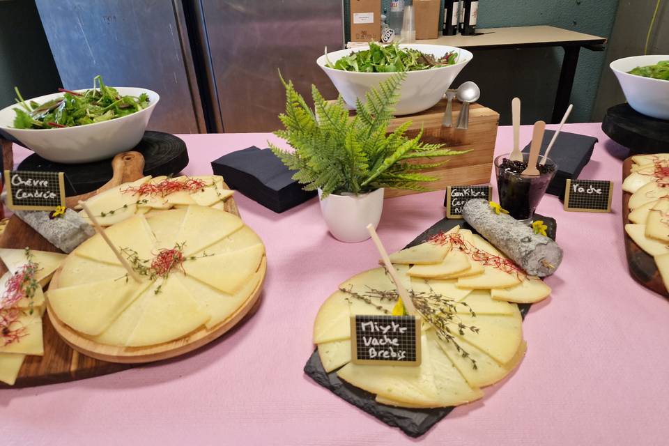 Buffet de fromage sur mesure