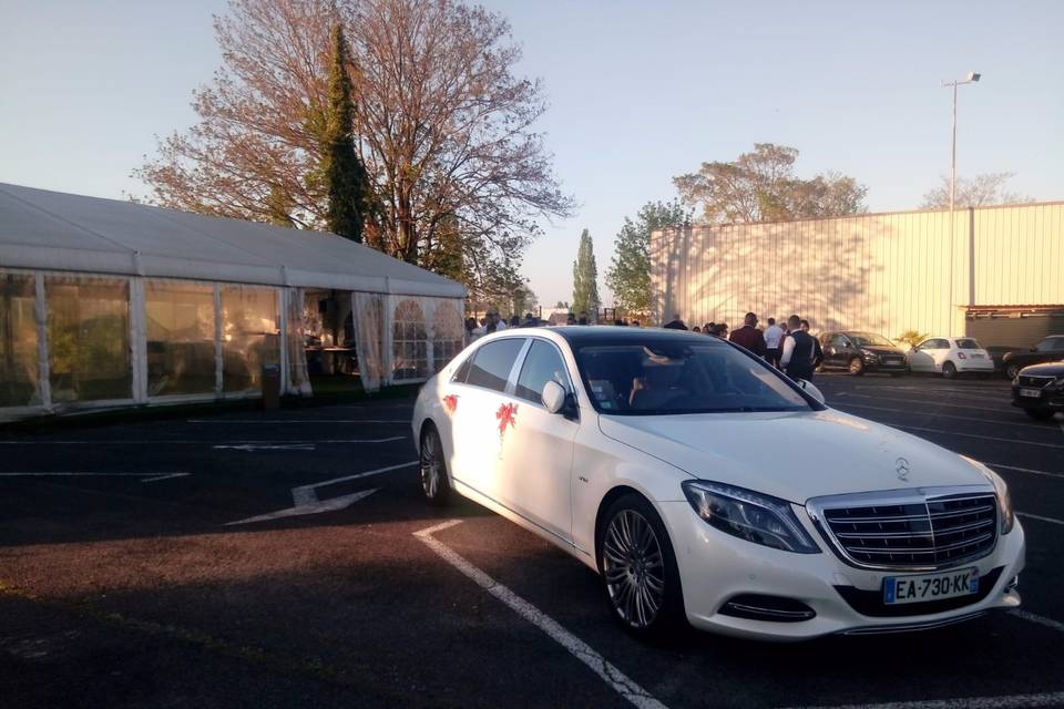 Maybach s 600 blanc