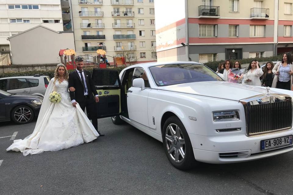 Mariage en Rolls Phantom