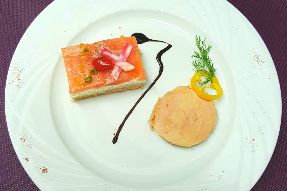 Foie gras noisettes torréfiées