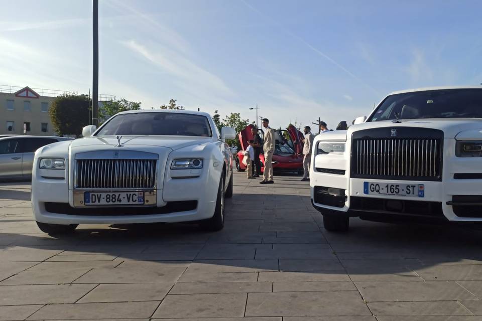 Rolls royce Cullinan et Ghost