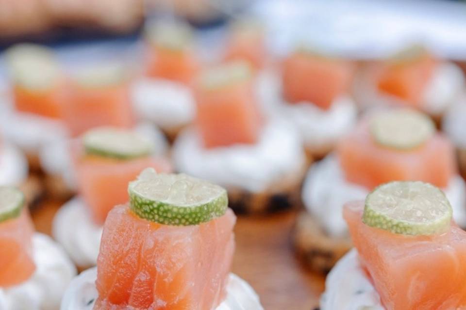Gravlax de saumon