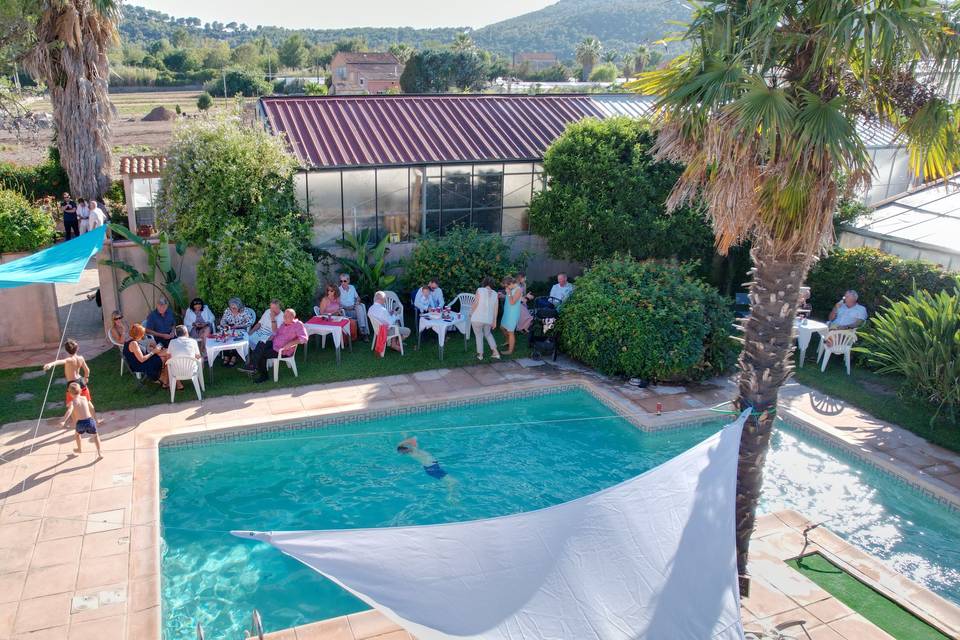 Pool party pour un mariage