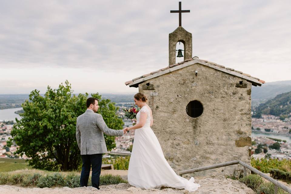 Au dessus de Tain l'Hermitage