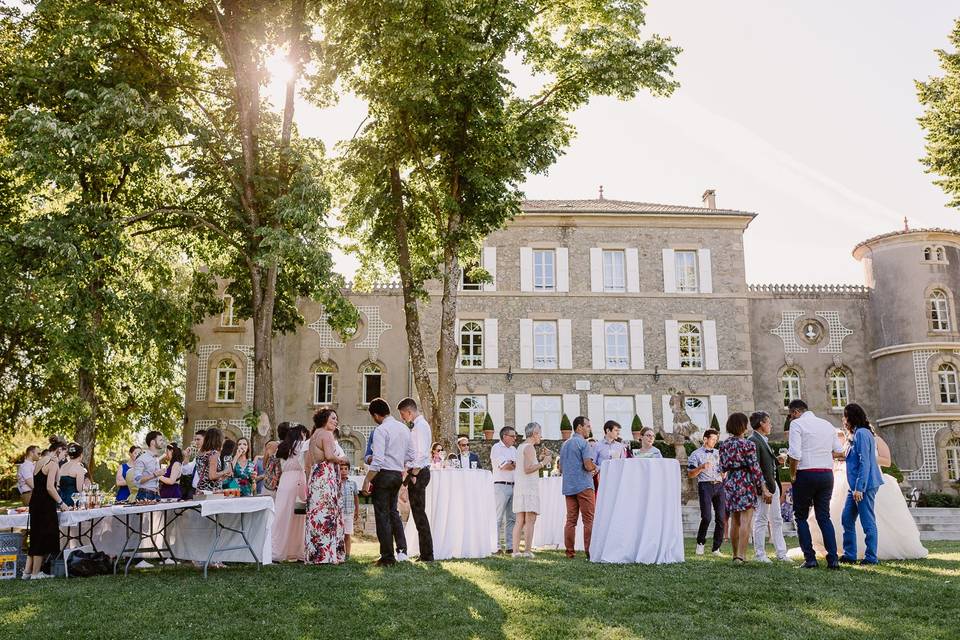 Cocktail au Château Chavagnac