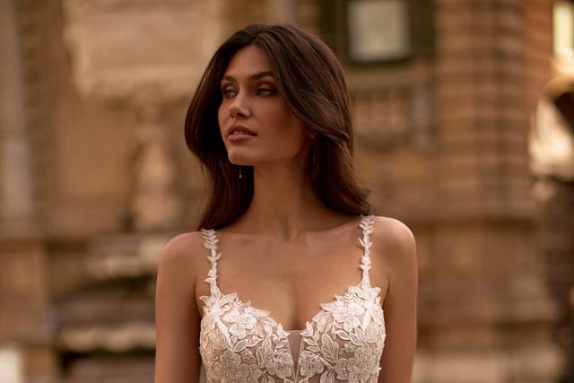 Robe princesse à bretelles