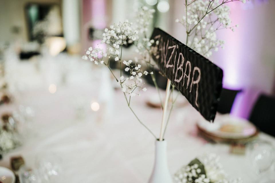 Mariage C&B -Déco table