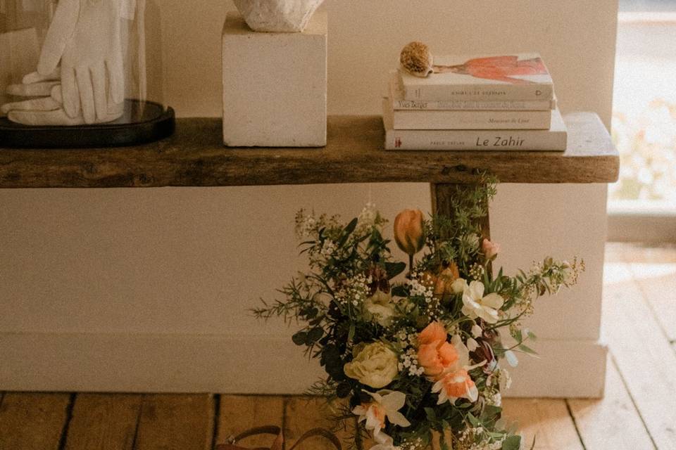 Bouquet de mariée fleurs franc