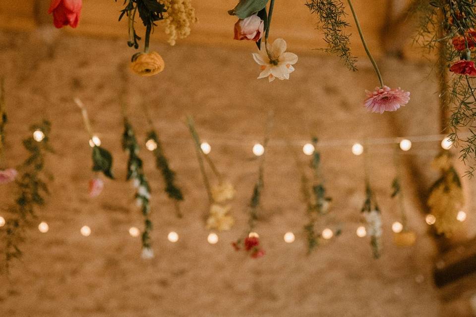 Guirlande de fleurs françaises