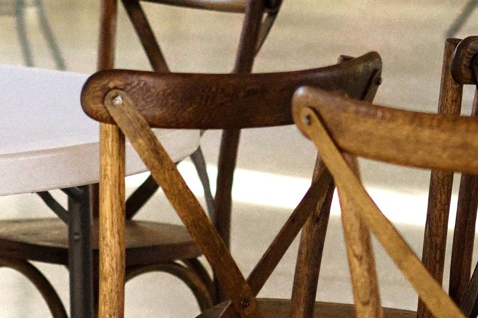 Chaise champêtre bois