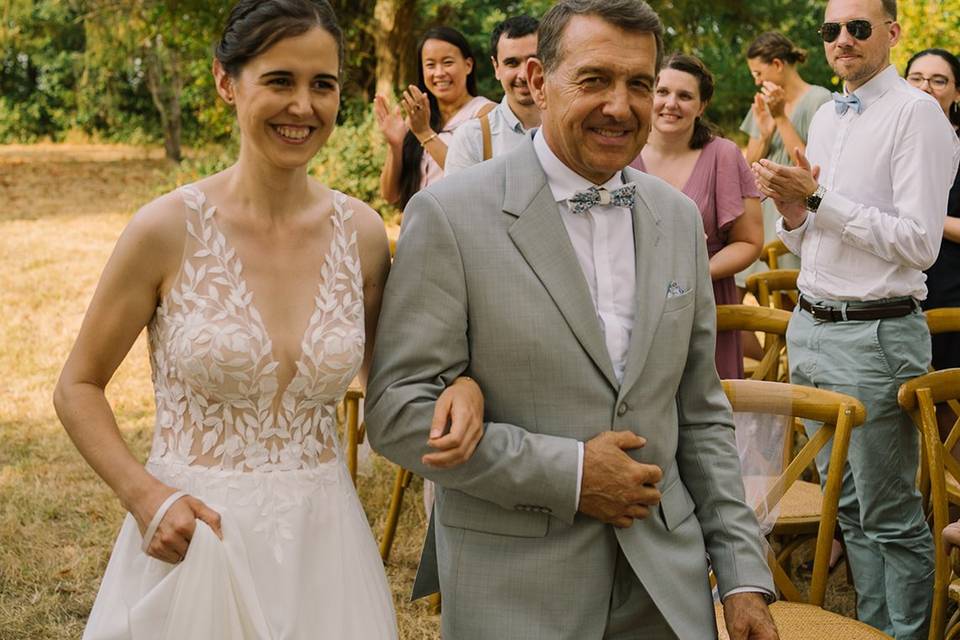 Le pere et sa fille
