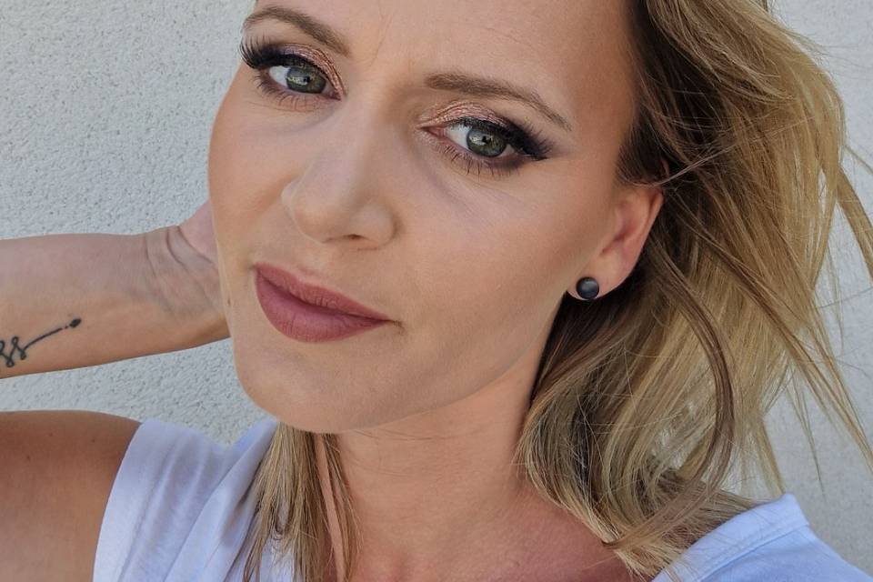 Maquillage invitée full glam