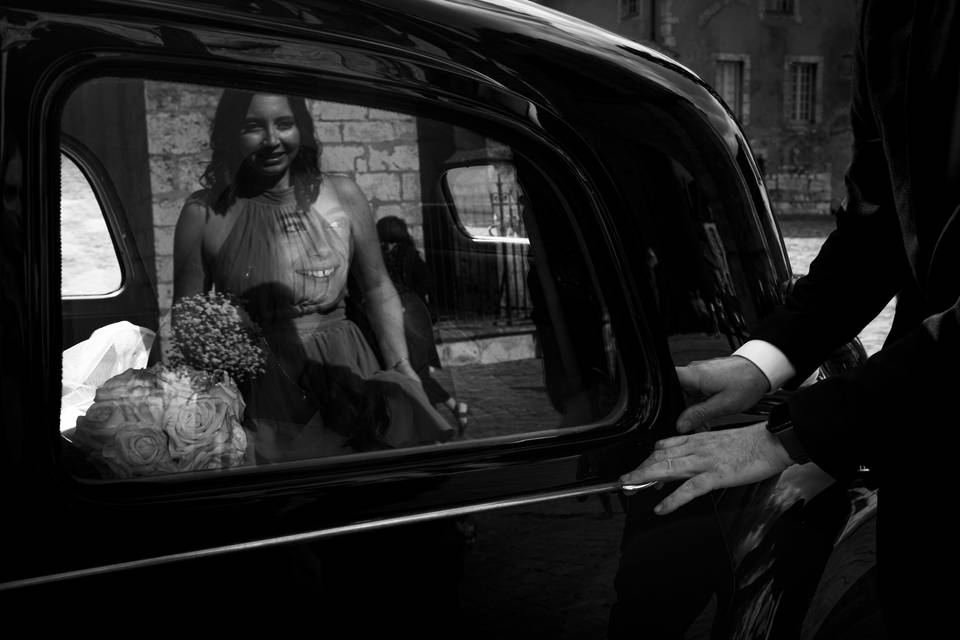 Arrivée de la mariée