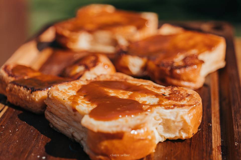 Brioche perdu caramel maison